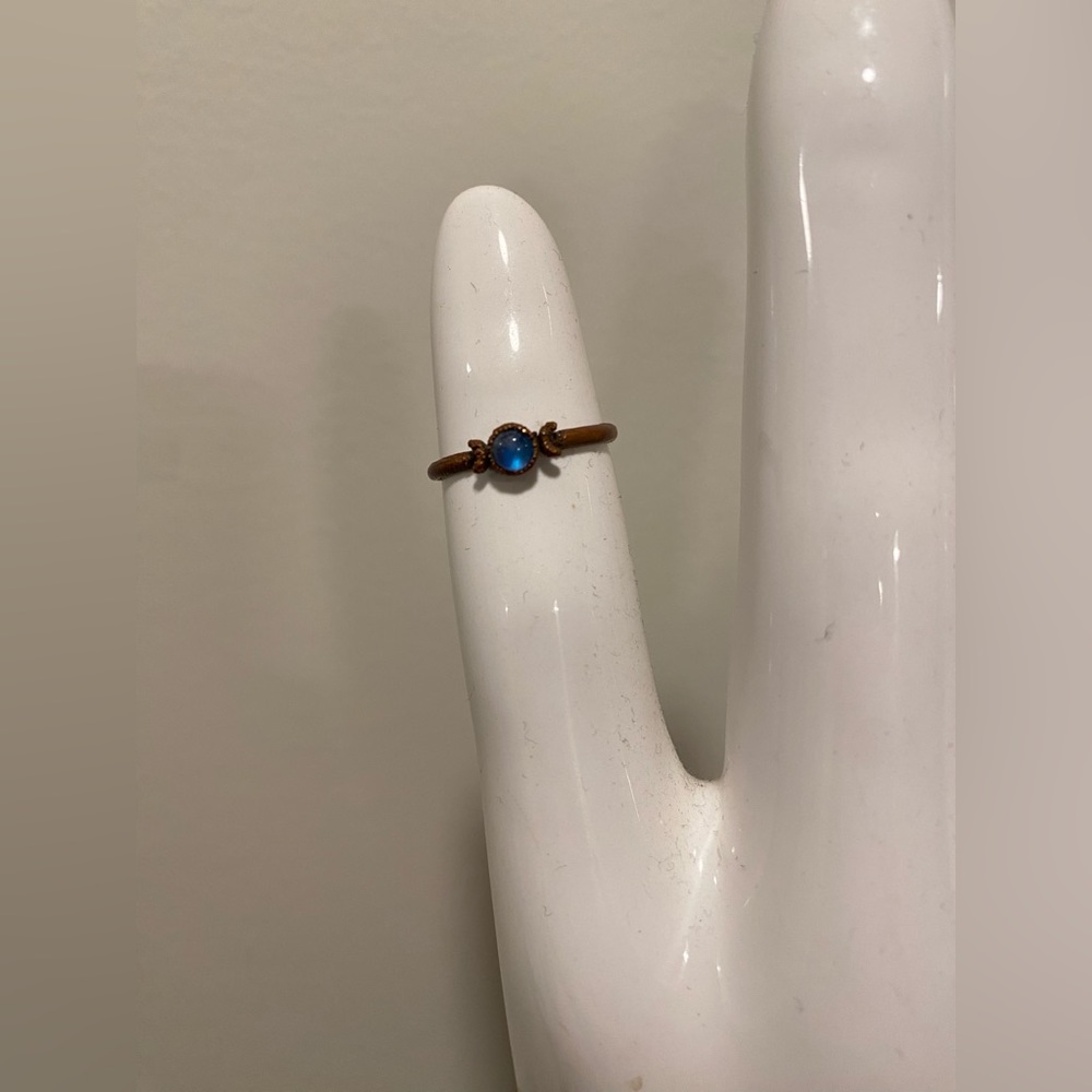 RockAndy Deaigns Moonstone Triple Moon Ring